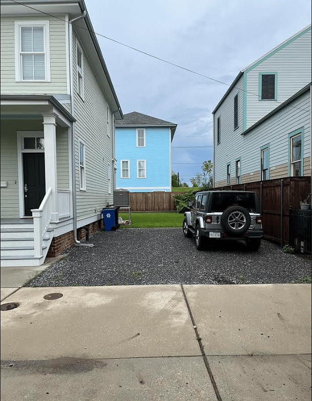 Off street parking