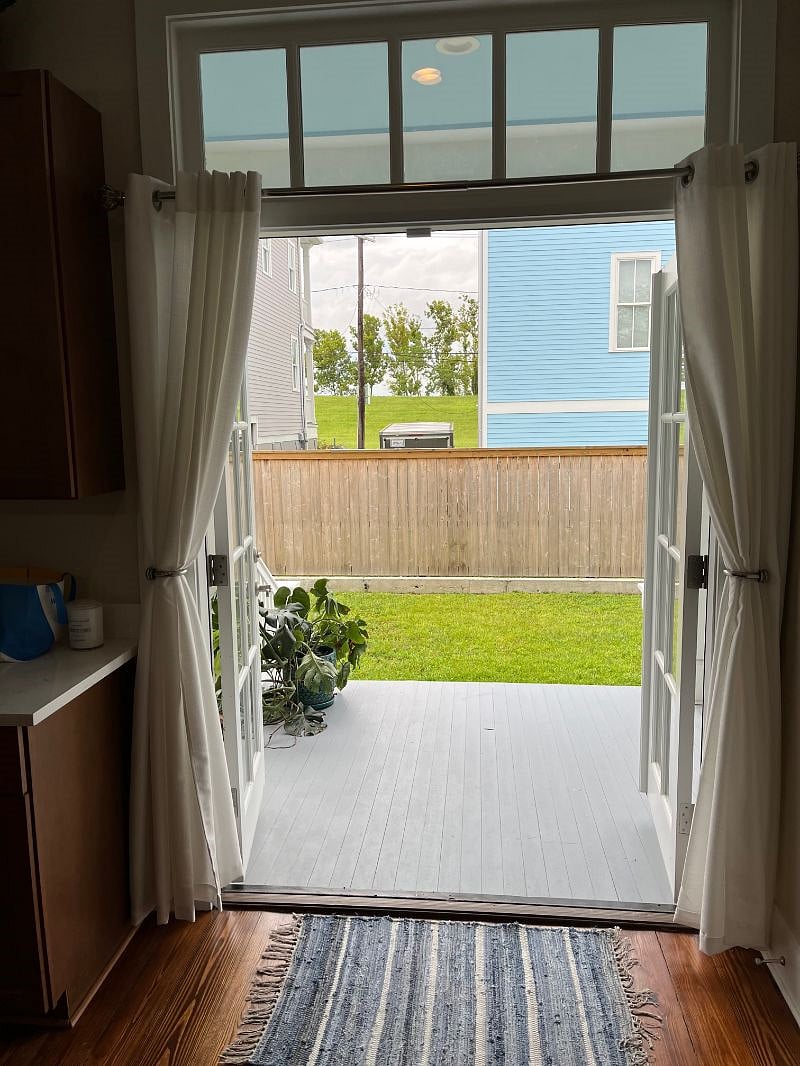 Downstairs veranda