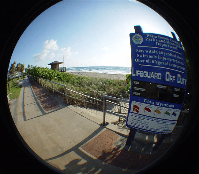 Daily beach conditions listed