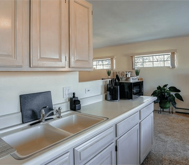 Kitchen fully stocked