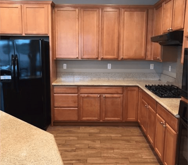 Kitchen fully stocked