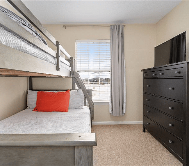 All guest bedrooms have Smart Tvs and generous closet spaces.