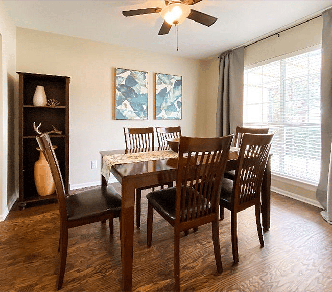 Formal Dining room with seating for 6.