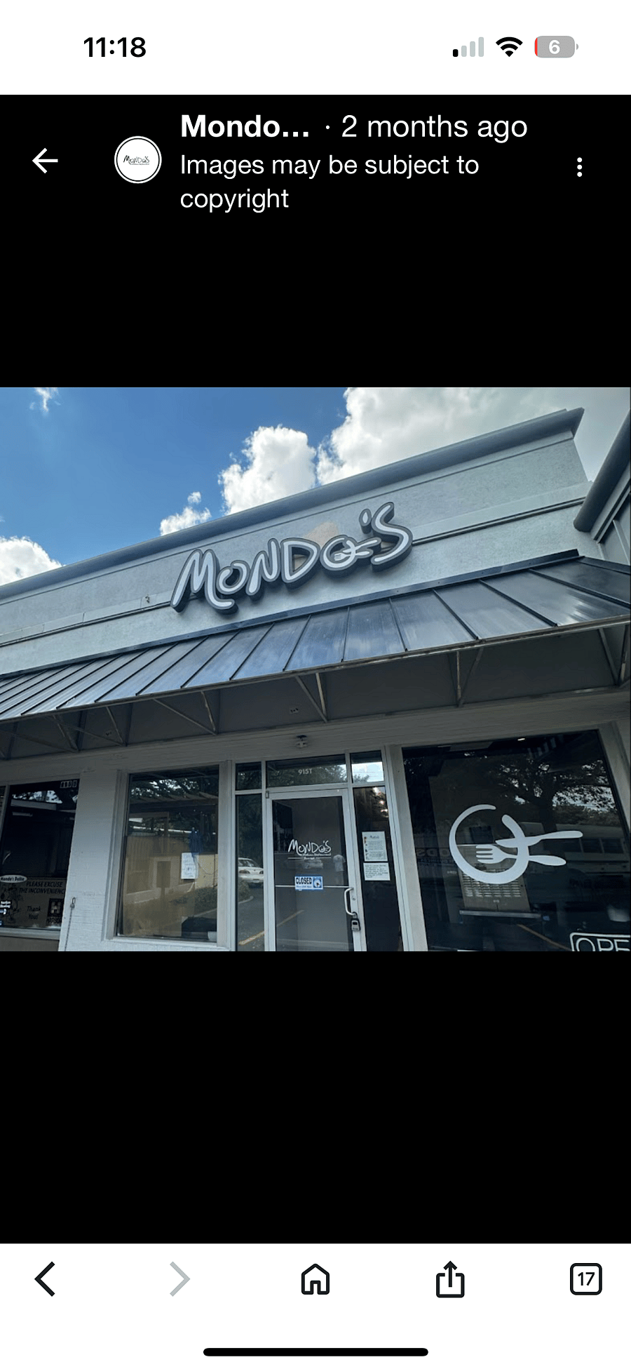 Favorite restaurant nearby
Mondos Italian