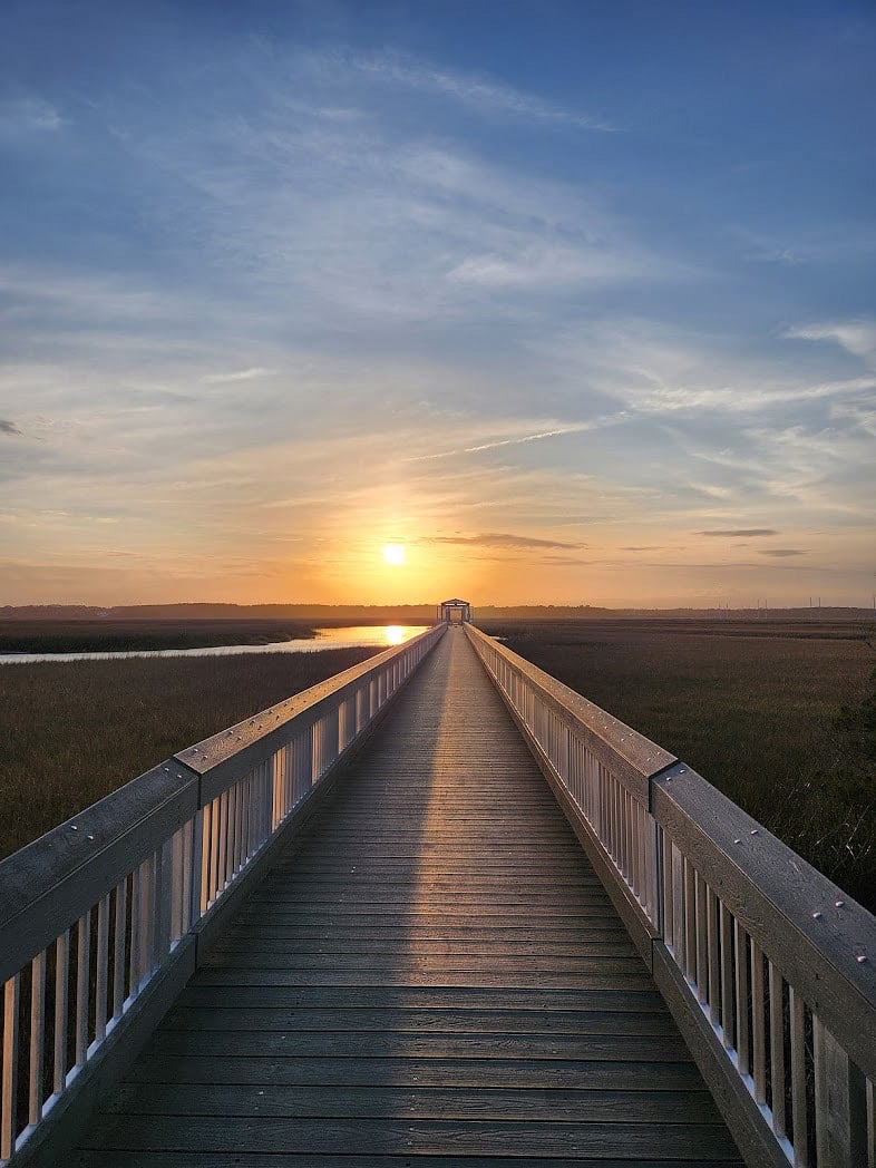 James Island County Park approximately 4-5 miles away.