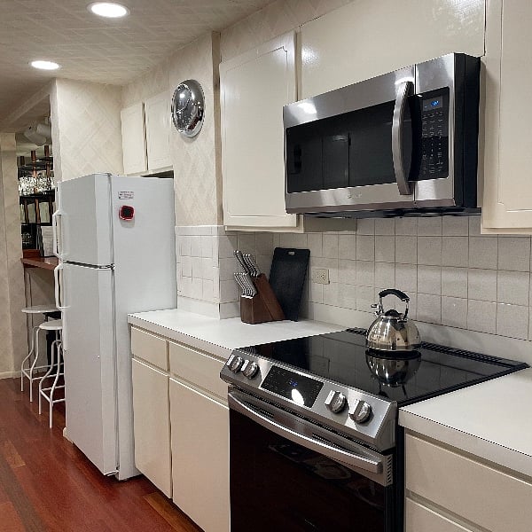 New induction range and microwave