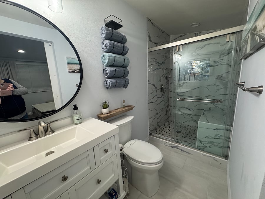Classy Bathroom. We Pamper Nurses who work so hard