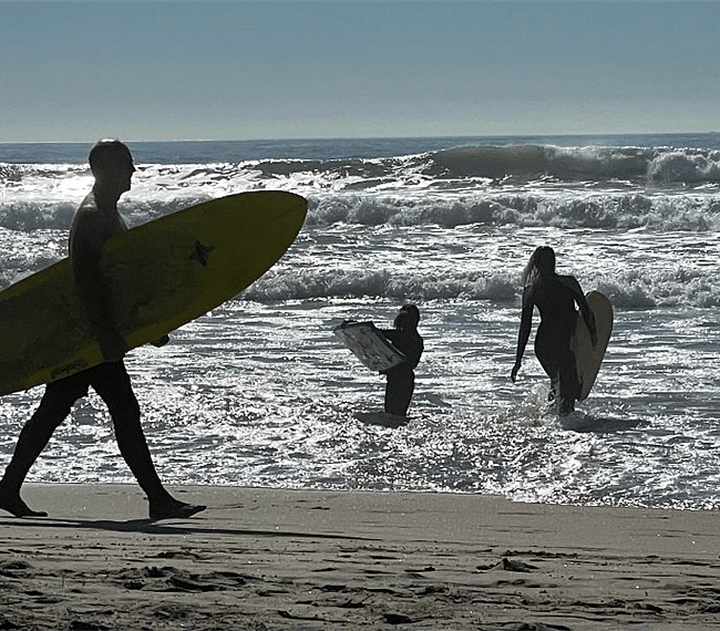 This is surf capital of the world!! We have surf and other sporting competitions right on the beach.. Also amazing 4th of July and you won't need to look for parking, just walk over..