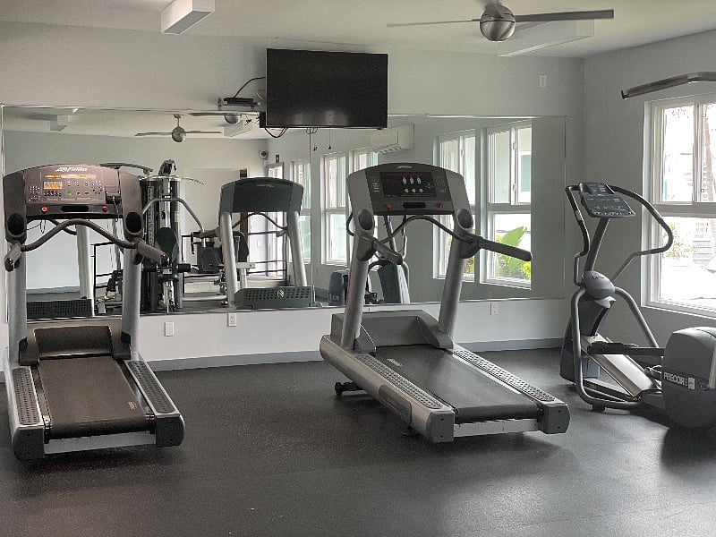 Full gym on site