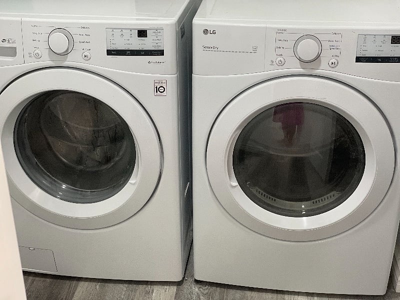 FULL Size washer and dryer ONLY for you and the other roomie across the way.. WE always pair great personality fits.. they usually become friends if they even see each other :)