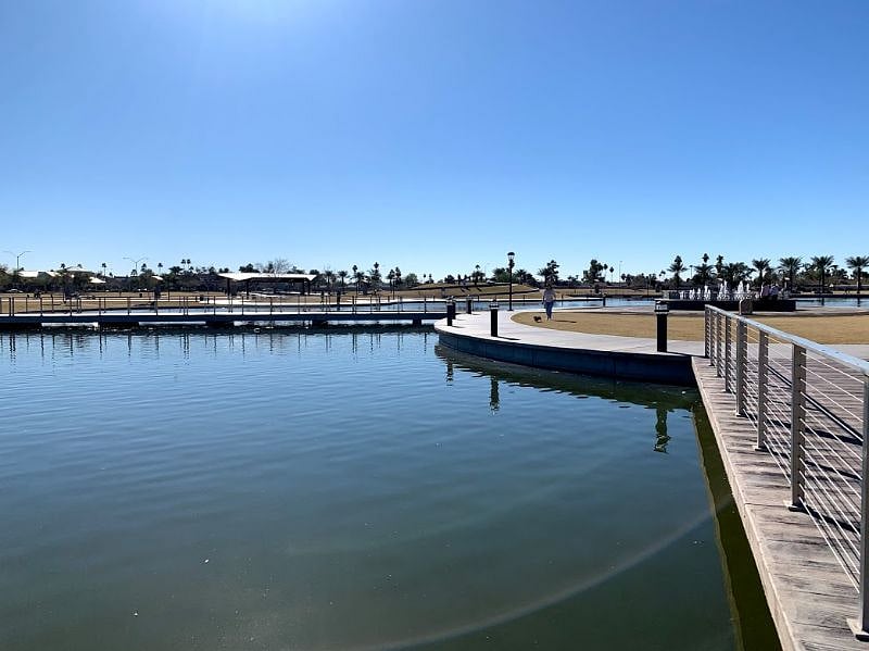 Mesa River View Park within walking distance from the property.