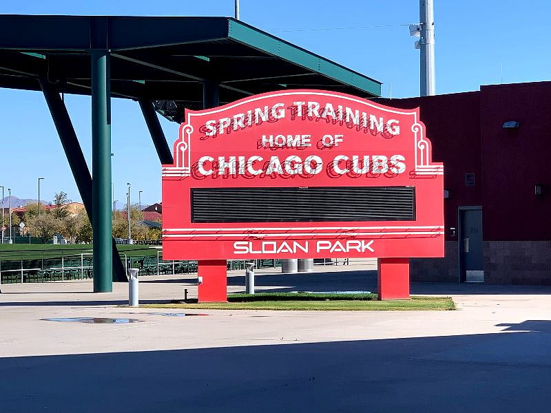 Sloan Park  Cubs stadium within walking distance
