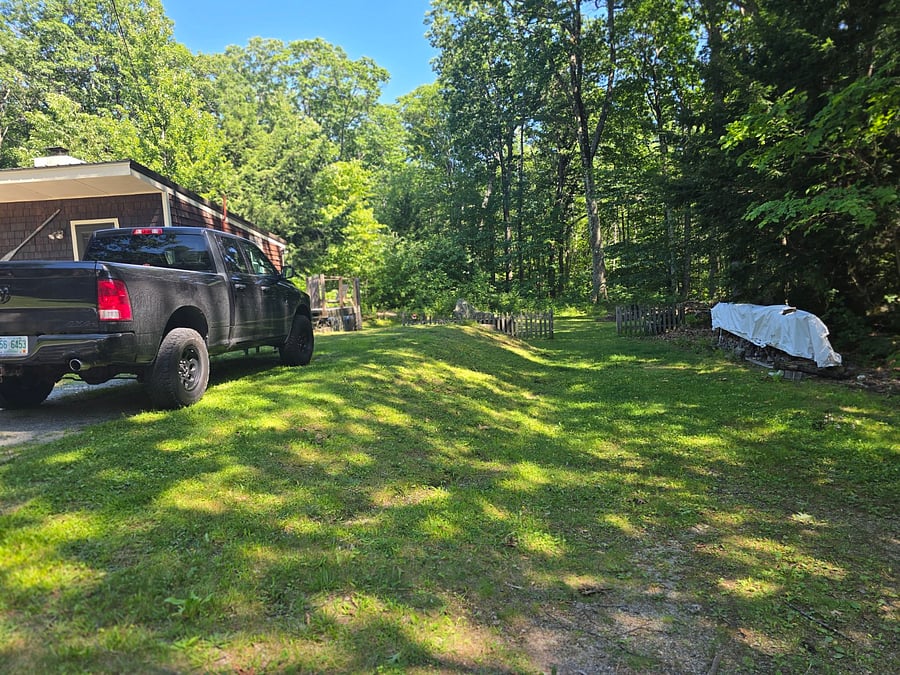Use of both driveways, plenty of parking space for multiple vehicles.
