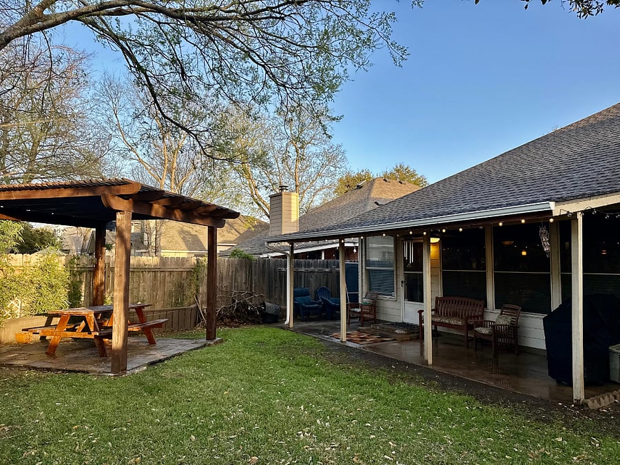 Update: New Pergola 