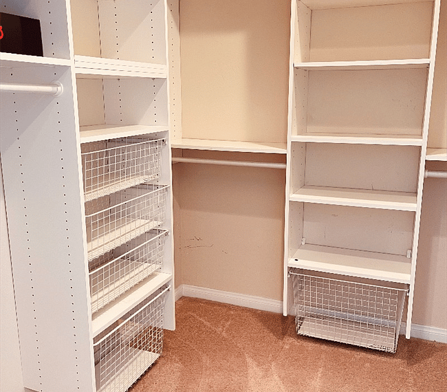Very larger walk-in closet.
