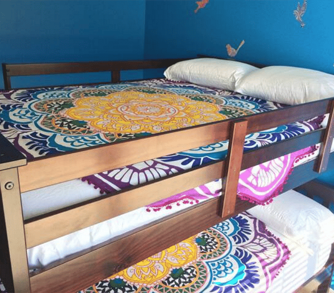 Full-over-Full bunk beds in 2nd bedroom. 