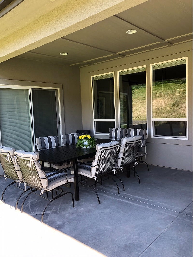 Dining on the Patio