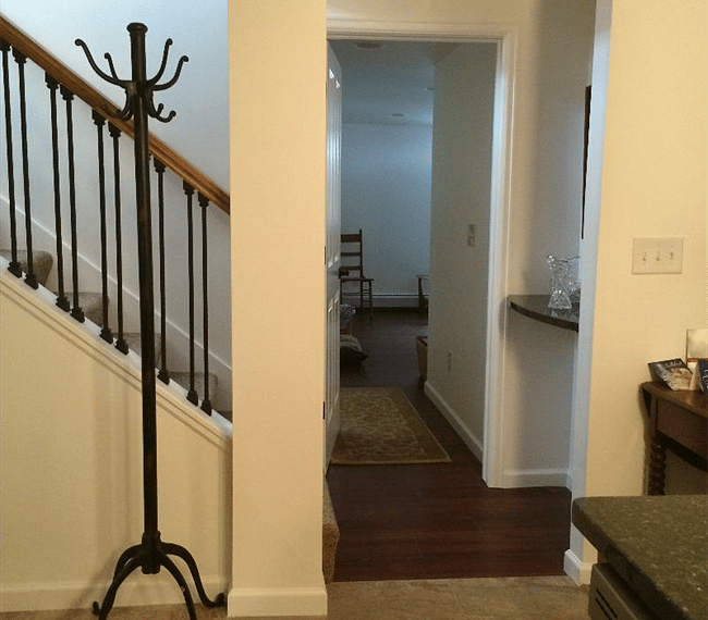 stairway & hallwwy to bedroom, bathroom & closet