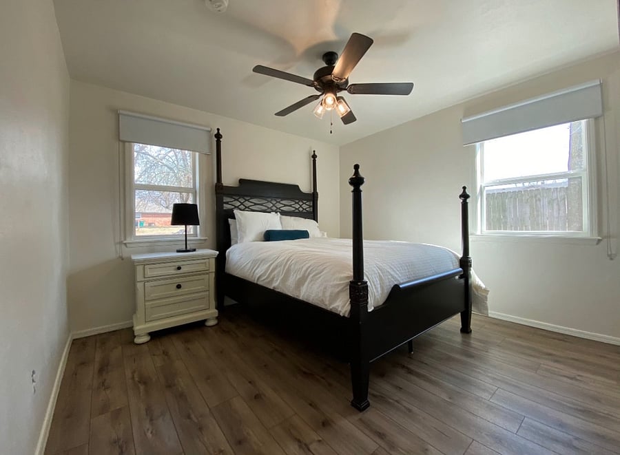 Bedroom 2- has some furniture changes