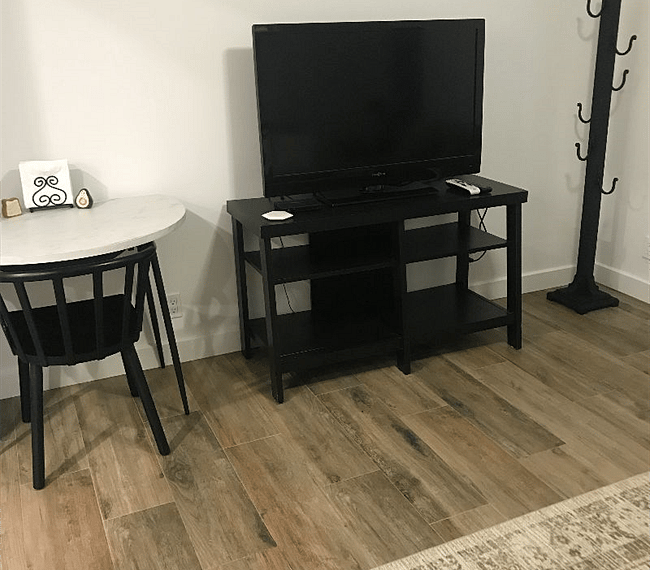 TV and dining table