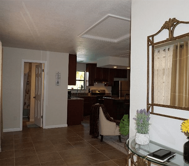 View to the kitchen