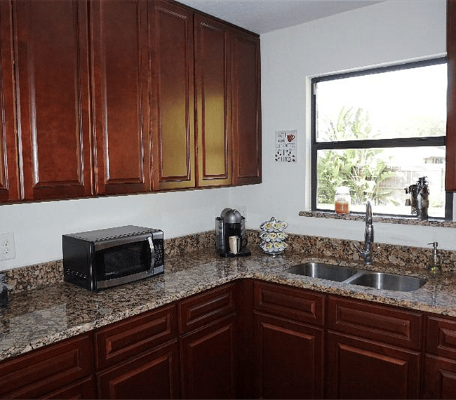 Spacious with granite countertops 