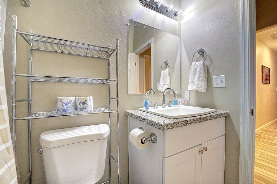Hallway bathroom