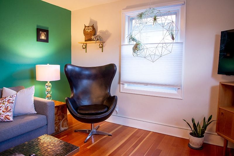 You can keep the beautiful air plant with your promise to take care of them. Or we can take them out for the term of the rental.