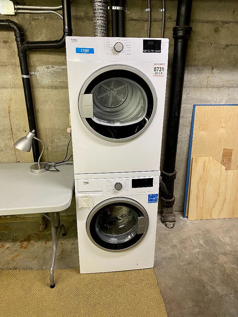 In unit laundry (not shared).