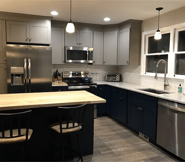 Kitchen with brand new appliances