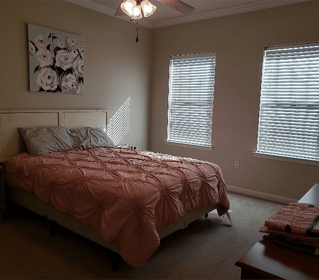Spacious master bedroom