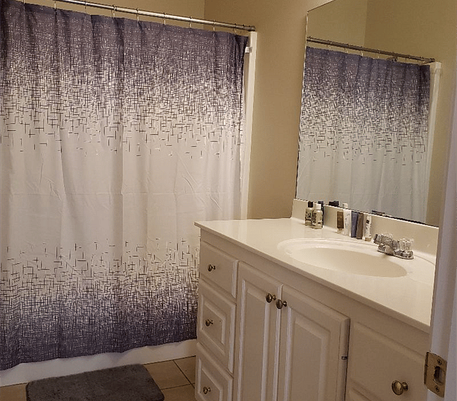 Master bathroom sink area
