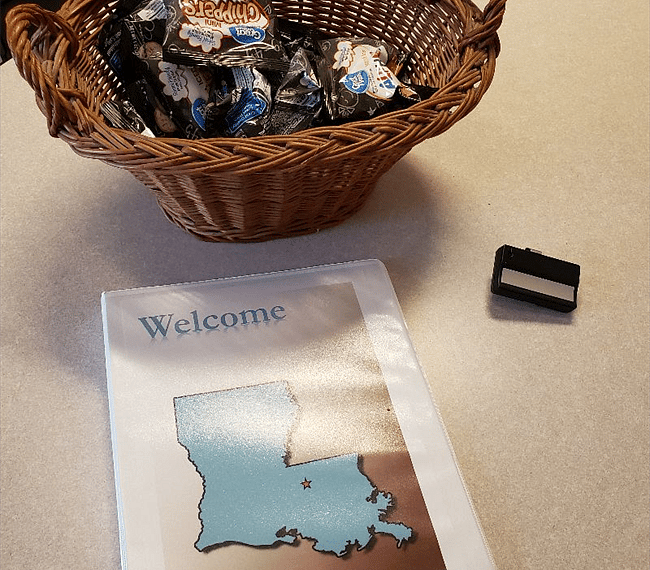Welcome book with lots of local information and provided garage door opener