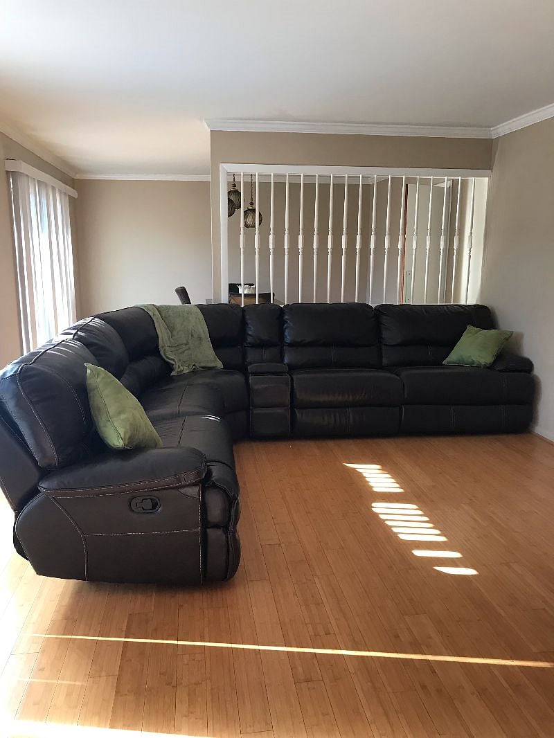 Living Room with Televison.
Reclining Sofa 