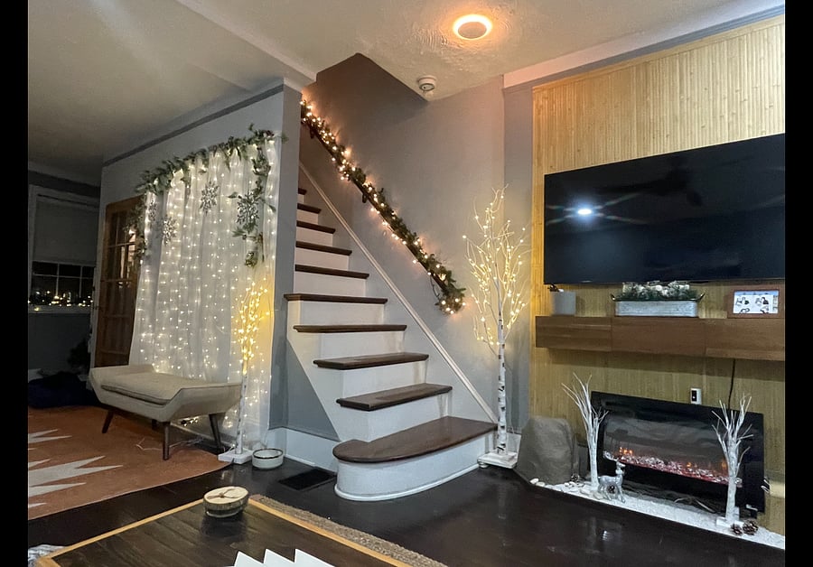 Decorated for the holidays