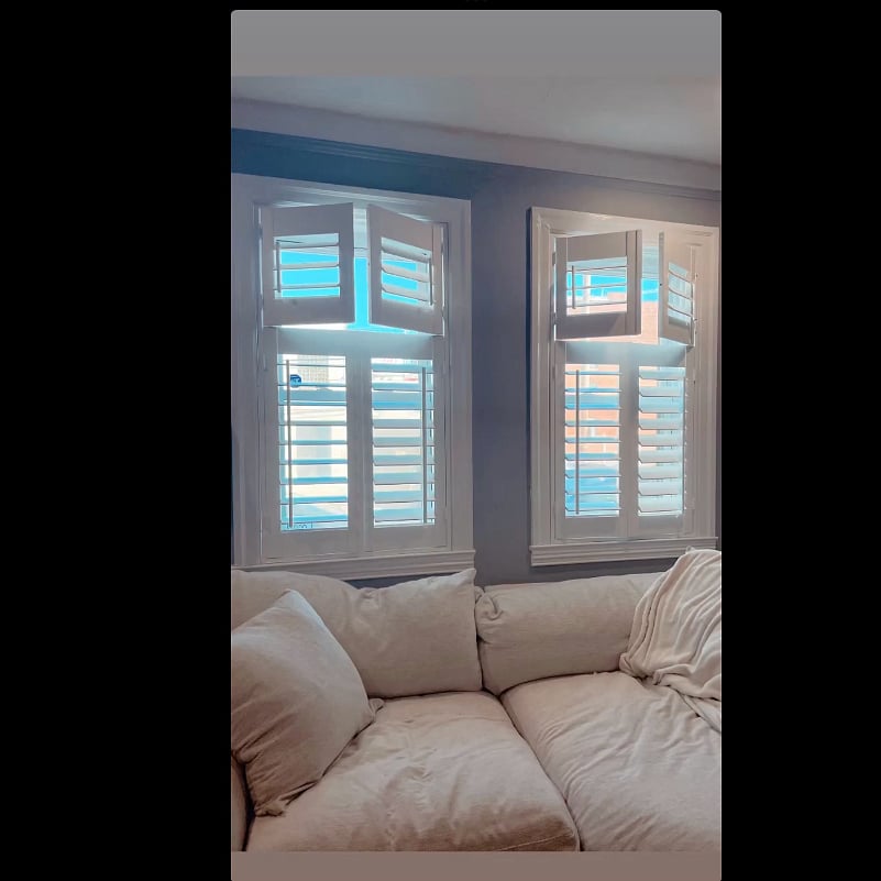 Updated blinds to enjoy the sunlight while still enjoying privacy.