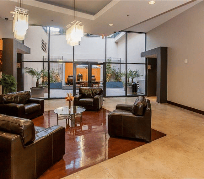 Lobby waiting area