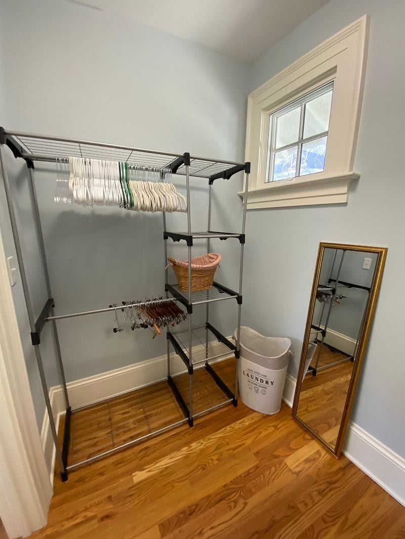 Large walk-in closet.