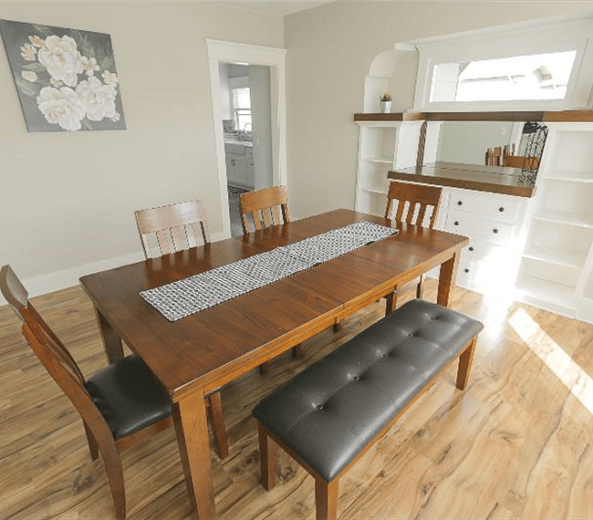 Large dining space