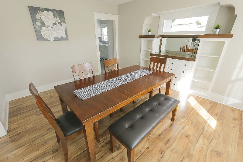 Large dining space