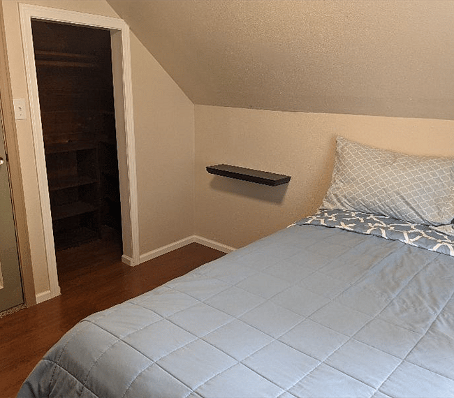 Upper secondary bedroom cedar lined closet