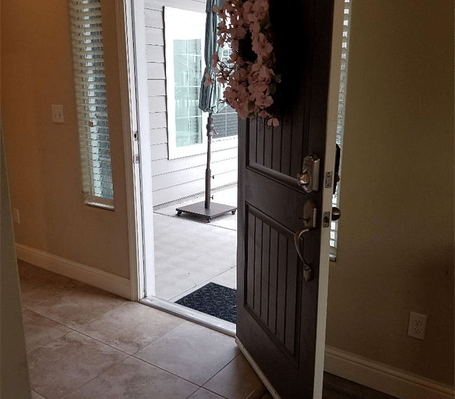 Suite entrance