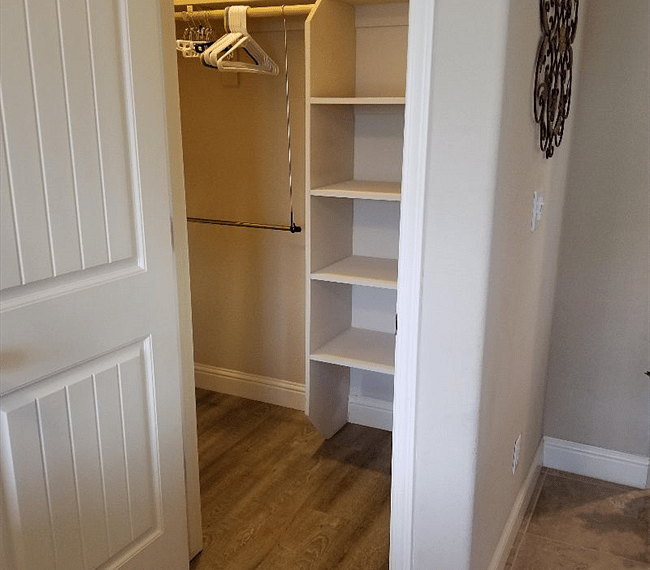 Private suite closet