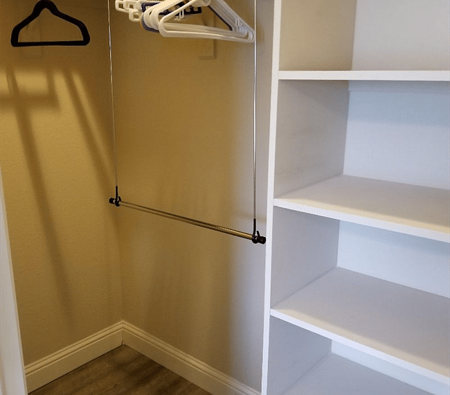 Private suite closet