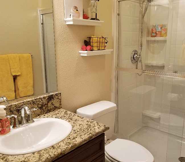 Private suite bathroom