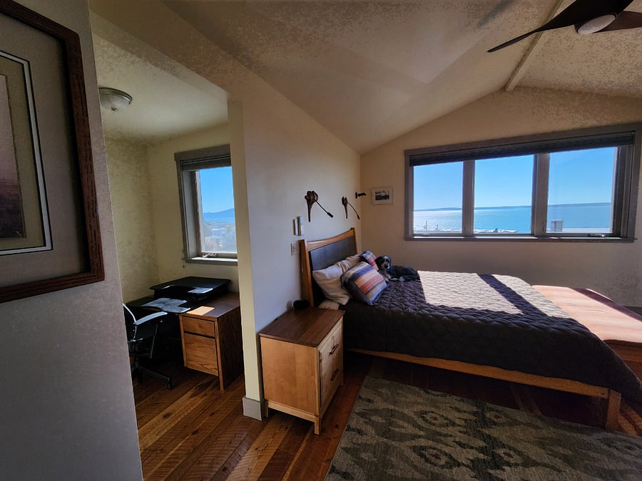 Master bedroom with office