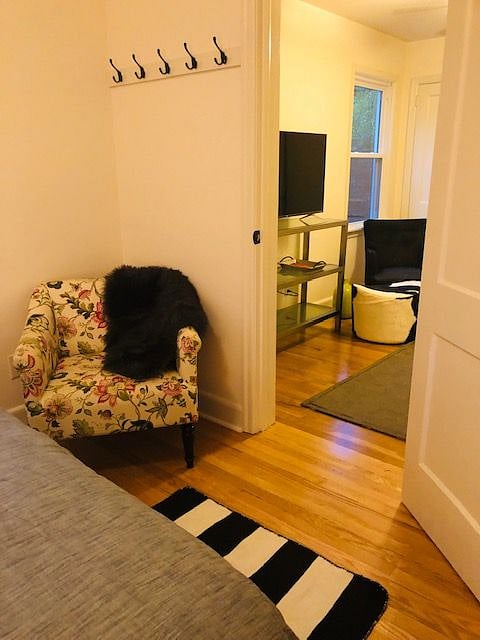 Bedroom & office area