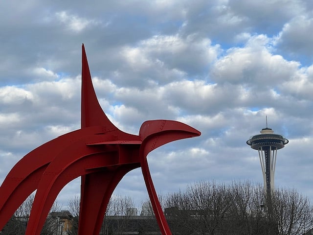 Olympic Sculpture Park is a block away.