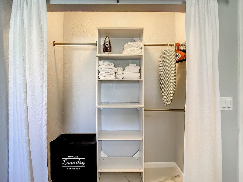 Upon arrival, each closet will be stocked with linens you are free to use for the length of your stay.