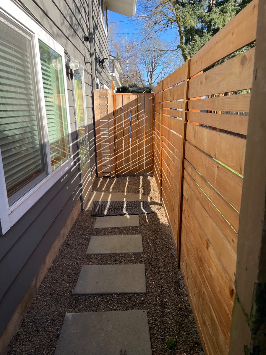 Private entrance into unit.